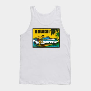 Hawaii Vintage Style Surfer Tank Top